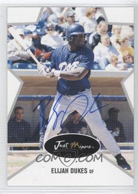 2003 Just Minors Just Stars - [Base] - Autographs #15 - Elijah Dukes /500