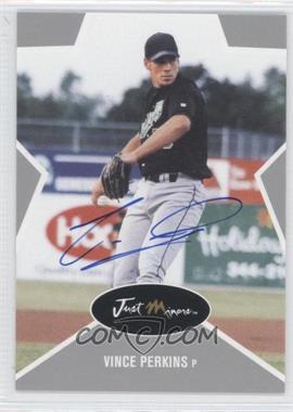 2003 Just Minors Just Stars - [Base] - Silver Autographs #39 - Vince Perkins /375