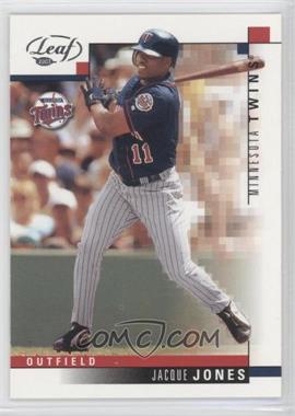 2003 Leaf - [Base] - Samples Silver #63 - Jacque Jones