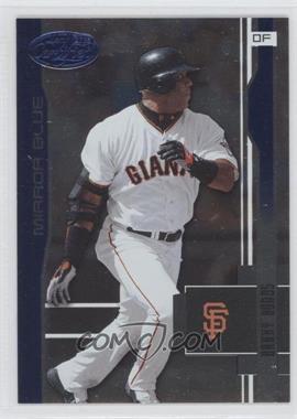 2003 Leaf - Certified Materials Samples - Mirror Blue #LC-4 - Barry Bonds /75