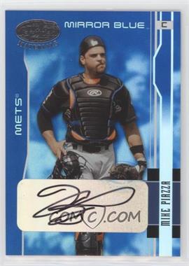 2003 Leaf Certified Materials - [Base] - Mirror Blue Signatures #117 - Mike Piazza /15