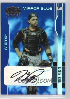 2003 Leaf Certified Materials - [Base] - Mirror Blue Signatures #117 - Mike Piazza /15