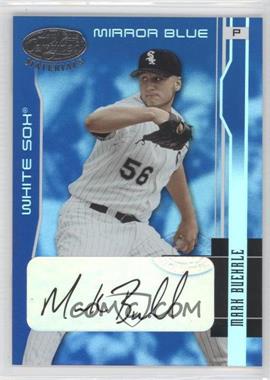 2003 Leaf Certified Materials - [Base] - Mirror Blue Signatures #39 - Mark Buehrle /50