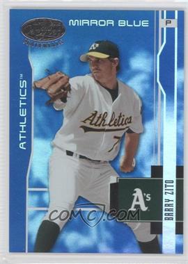 2003 Leaf Certified Materials - [Base] - Mirror Blue #133 - Barry Zito /50