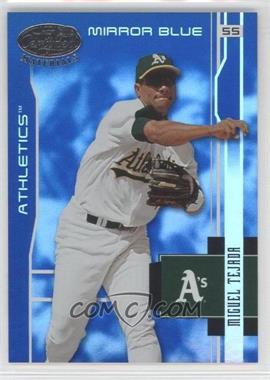 2003 Leaf Certified Materials - [Base] - Mirror Blue #134 - Miguel Tejada /50