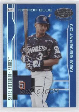 2003 Leaf Certified Materials - [Base] - Mirror Blue #246 - New Generation - Shane Victorino /50
