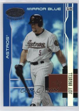 2003 Leaf Certified Materials - [Base] - Mirror Blue #75 - Jeff Bagwell /50