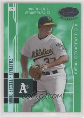 2003 Leaf Certified Materials - [Base] - Mirror Emerald #242 - New Generation - Shane Bazzell /5
