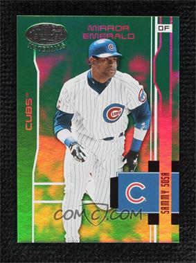 2003 Leaf Certified Materials - [Base] - Mirror Emerald #29 - Sammy Sosa /5