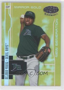 2003 Leaf Certified Materials - [Base] - Mirror Gold #259 - New Generation - Delmon Young /25