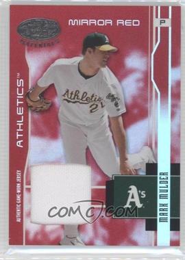 2003 Leaf Certified Materials - [Base] - Mirror Red Materials #137 - Mark Mulder /250