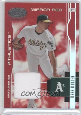 2003 Leaf Certified Materials - [Base] - Mirror Red Materials #137 - Mark Mulder /250