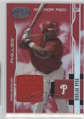 2003 Leaf Certified Materials - [Base] - Mirror Red Materials #142 - Marlon Byrd /250