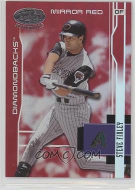 2003 Leaf Certified Materials - [Base] - Mirror Red #10 - Steve Finley /100