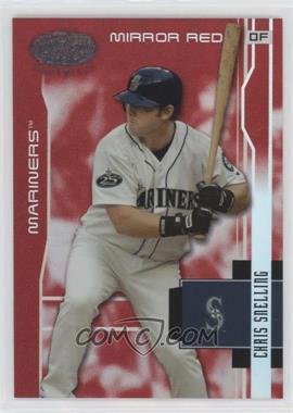 2003 Leaf Certified Materials - [Base] - Mirror Red #166 - Chris Snelling /100