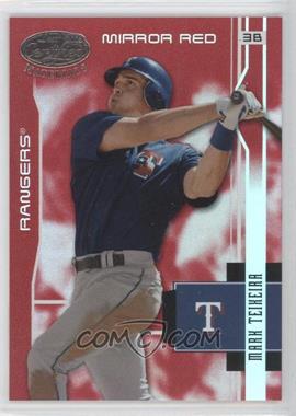 2003 Leaf Certified Materials - [Base] - Mirror Red #188 - Mark Teixeira /100