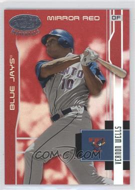 2003 Leaf Certified Materials - [Base] - Mirror Red #199 - Vernon Wells /100