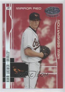 2003 Leaf Certified Materials - [Base] - Mirror Red #251 - New Generation - Adam Loewen /100