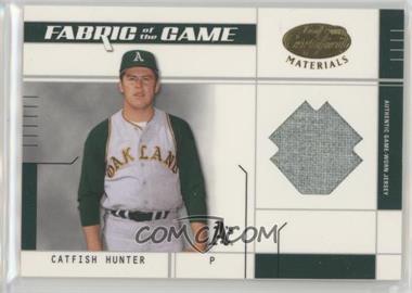 2003 Leaf Certified Materials - Fabric of the Game - Infield #FG-97 - Catfish Hunter /50