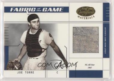 2003 Leaf Certified Materials - Fabric of the Game #FG-51 - Joe Torre /50