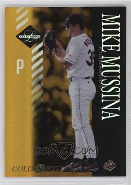 2003 Leaf Limited - [Base] - Gold Spotlight #88 - Mike Mussina /50