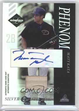 2003 Leaf Limited - [Base] - Silver Spotlight #184 - Phenom - Matt Kata /50