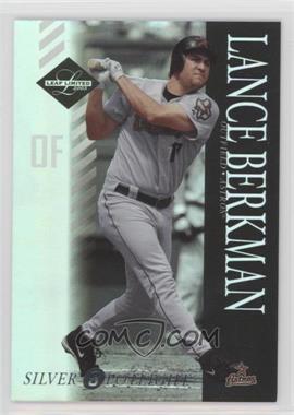 2003 Leaf Limited - [Base] - Silver Spotlight #32 - Lance Berkman /100