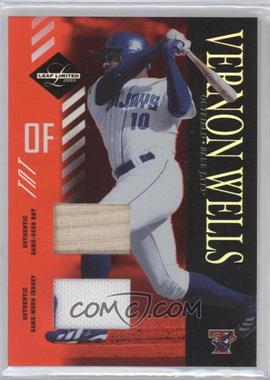 2003 Leaf Limited - [Base] - TNT #15 - Vernon Wells /25