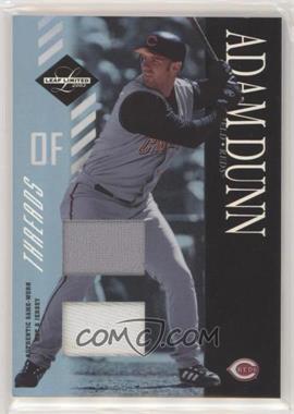 2003 Leaf Limited - [Base] - Threads Dual #73 - Adam Dunn /25