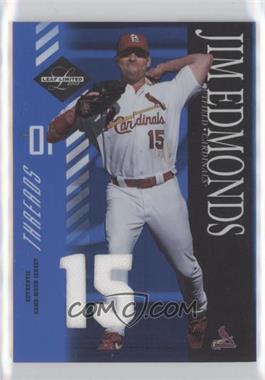 2003 Leaf Limited - [Base] - Threads Jersey Number #91 - Jim Edmonds /15