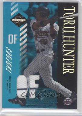 2003 Leaf Limited - [Base] - Threads Position #77 - Torii Hunter /25