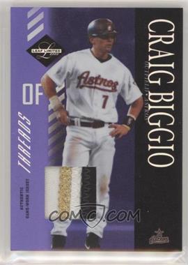 2003 Leaf Limited - [Base] - Threads Purple Materials #12 - Craig Biggio /25