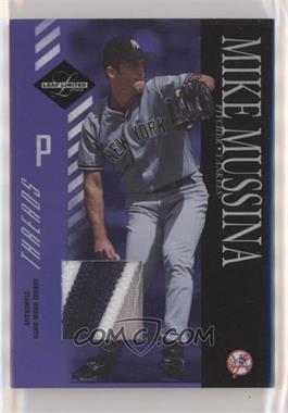 2003 Leaf Limited - [Base] - Threads Purple Materials #68 - Mike Mussina /25