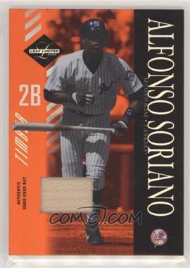 2003 Leaf Limited - [Base] - Timber Bats #23 - Alfonso Soriano /25