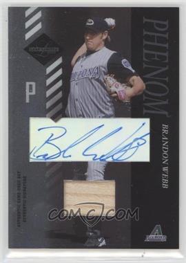 2003 Leaf Limited - [Base] #176 - Phenom - Brandon Webb /99 [EX to NM]