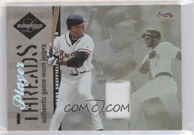 2003 Leaf Limited - Player Threads - Prime #TT-13 - Gary Sheffield /10 [EX to NM]