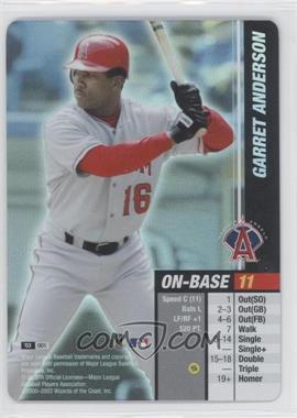 2003 MLB Showdown - [Base] #001 - Garret Anderson