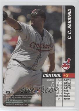 2003 MLB Showdown - [Base] #103 - CC Sabathia [EX to NM]