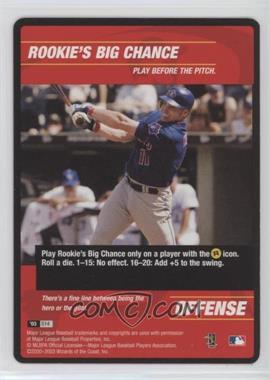 2003 MLB Showdown - Strategy #S14 - Offense - Rookie's Big Chance