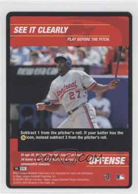 2003 MLB Showdown - Strategy #S16 - Offense - See It Clearly