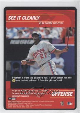 2003 MLB Showdown - Strategy #S16 - Offense - See It Clearly