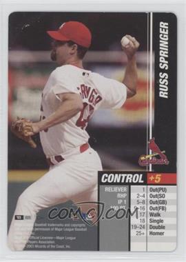 2003 MLB Showdown Pennant Run - [Base] #025 - Russ Springer [EX to NM]