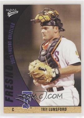 2003 MultiAd Sports Fresno Grizzlies - [Base] #16 - Trey Lunsford