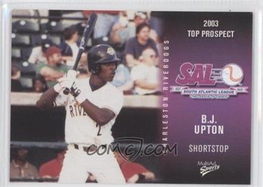 2003 MultiAd Sports South Atlantic League Top Prospects - [Base] #27 - B.J. Upton