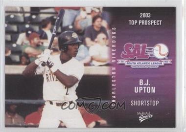 2003 MultiAd Sports South Atlantic League Top Prospects - [Base] #27 - B.J. Upton