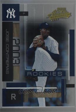 2003 Playoff Absolute Memorabilia - [Base] - National Convention Embossing #168 - Jose Contreras /5