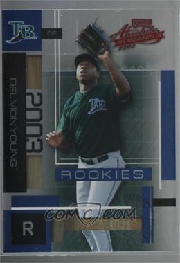 2003 Playoff Absolute Memorabilia - [Base] - National Convention Embossing #208 - Delmon Young /5 [Noted]