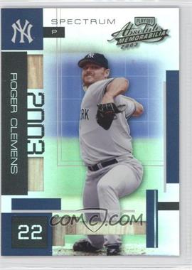 2003 Playoff Absolute Memorabilia - [Base] - Spectrum #4 - Roger Clemens /100