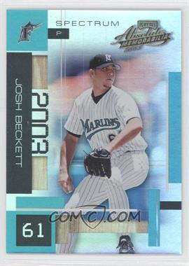 2003 Playoff Absolute Memorabilia - [Base] - Spectrum #95 - Josh Beckett /100