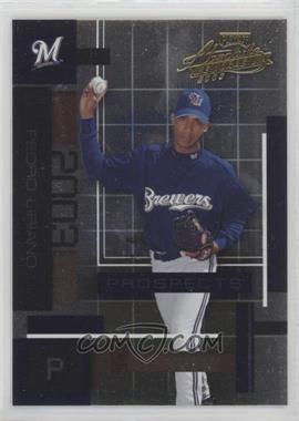 2003 Playoff Absolute Memorabilia - [Base] #162 - Pedro Liriano /1500